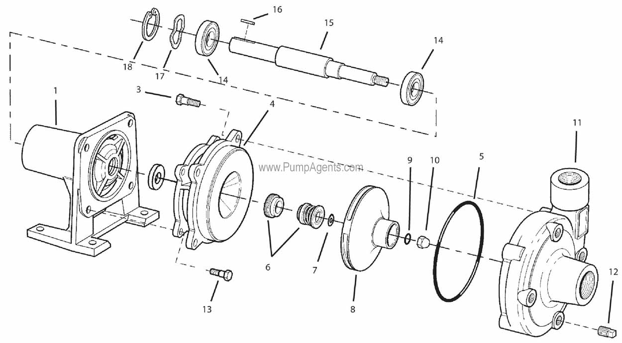 Parts for AMT Pump model # 4907-98