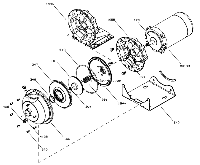 Parts for Goulds Pump model # 1ST1H5A4