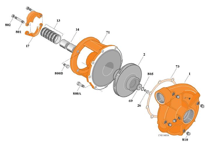 Parts for Berkeley Pump model # B53802