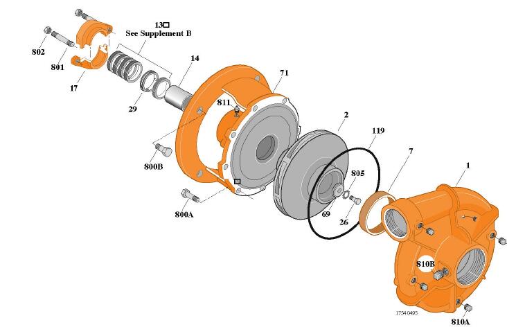 Parts for Berkeley Pump model # B74329