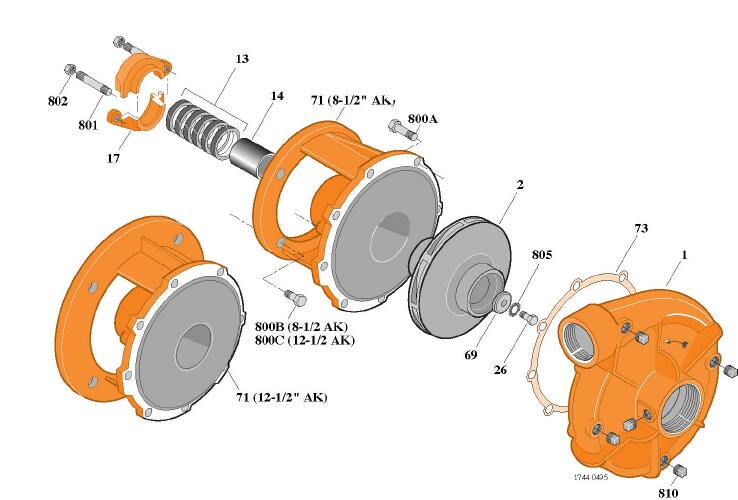 Parts for Berkeley Pump model # B51627