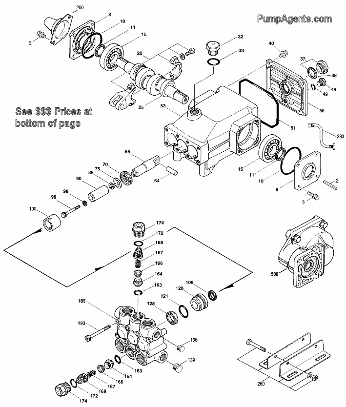 Cat Pumps Parts Diagrams